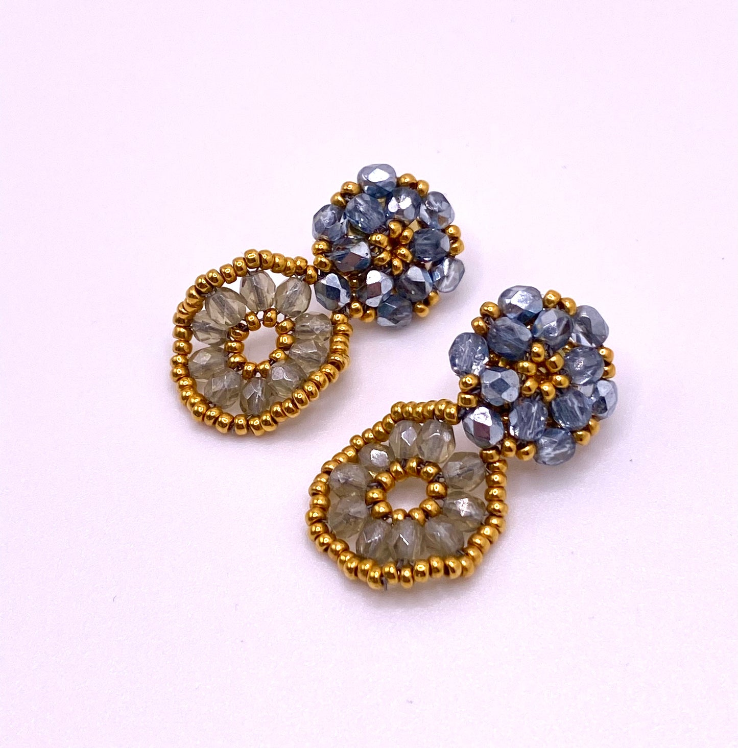 Light Blue Drop Earrings