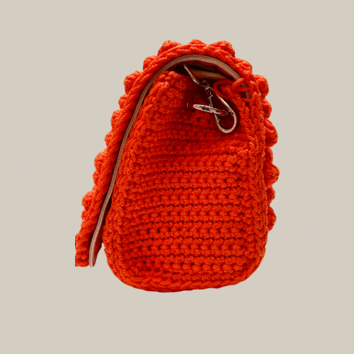 The Large Orange Bauble Purse