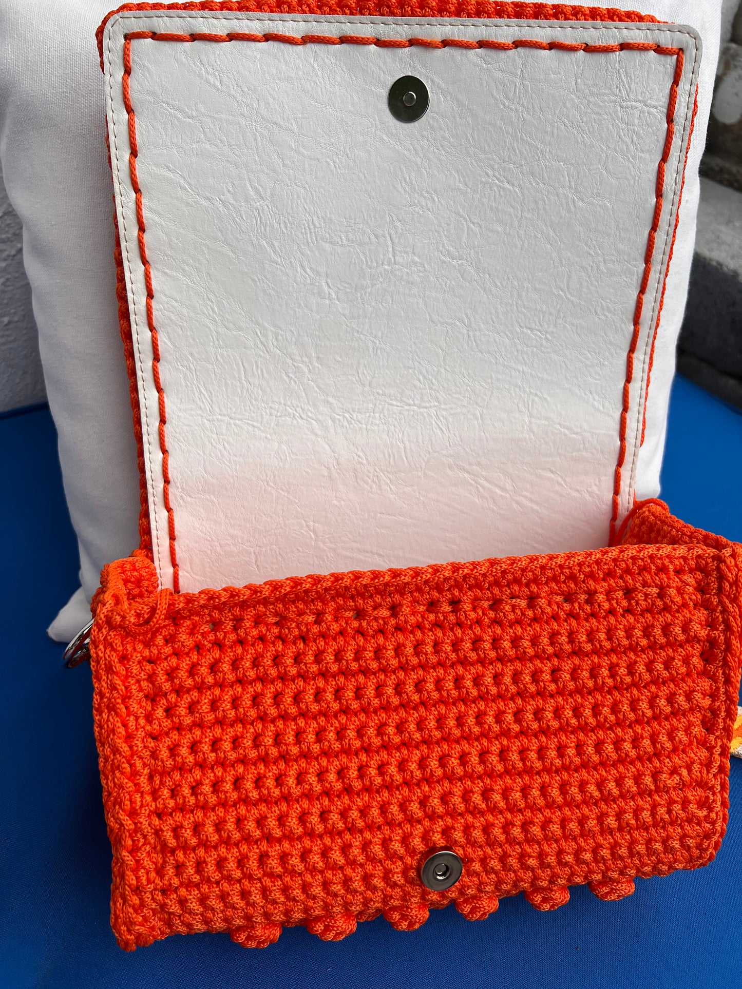 The Large Orange Bauble Purse