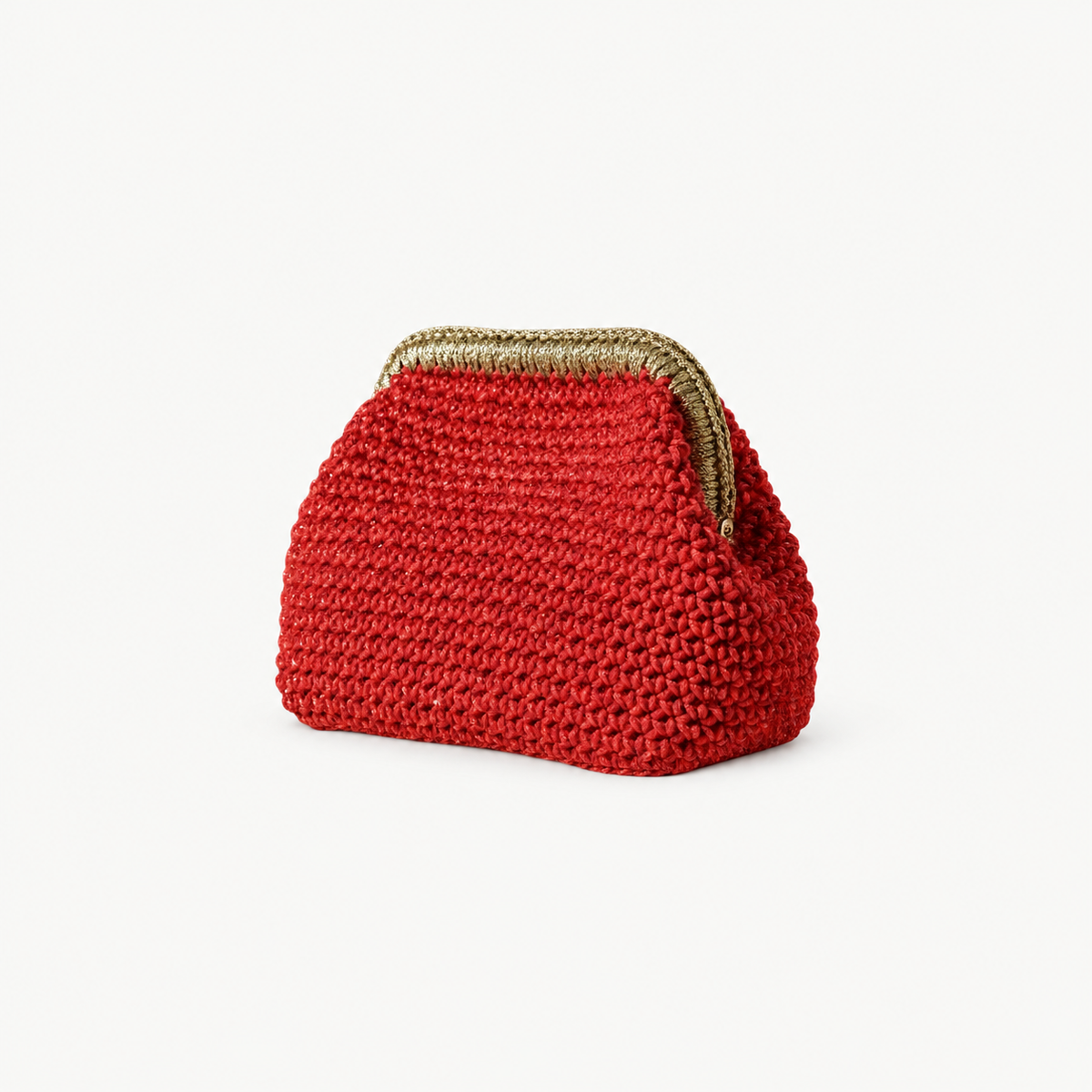 MYKONOS EVE handmade bag, full product view on off-white background
