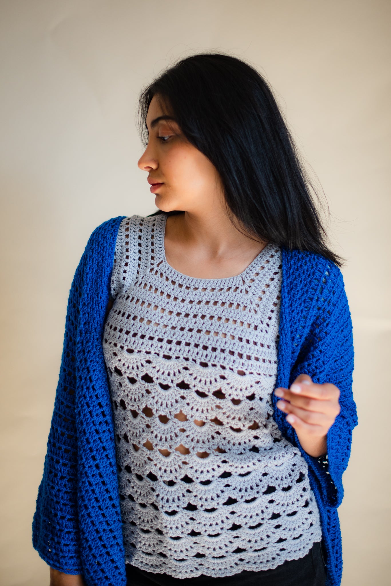 Grey Shells Top