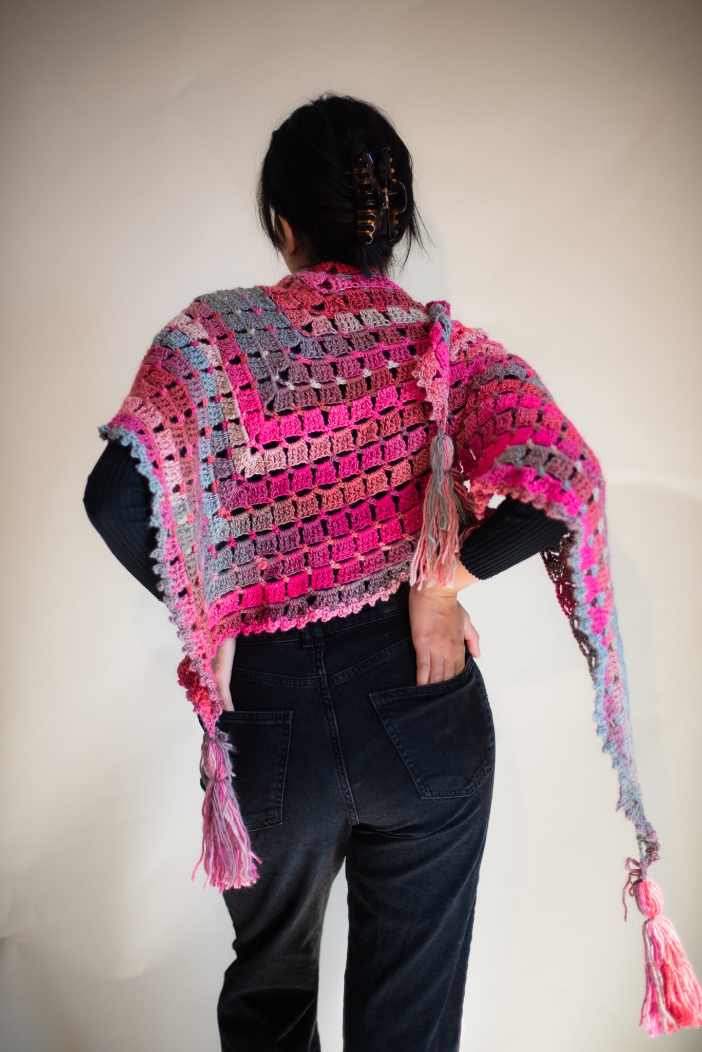 The Valentino Pink Shawl