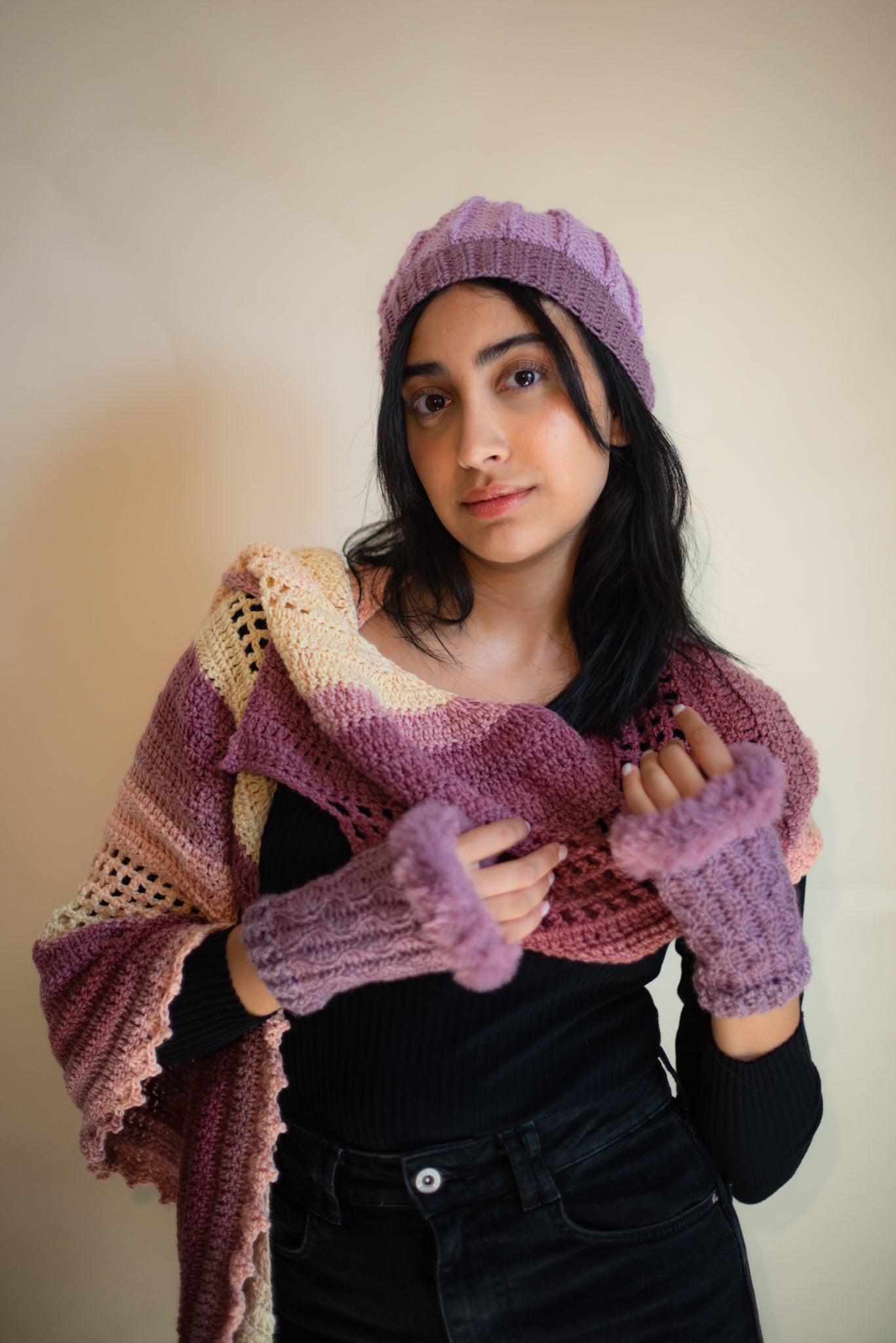 The Faux Fur Fingerless Glove