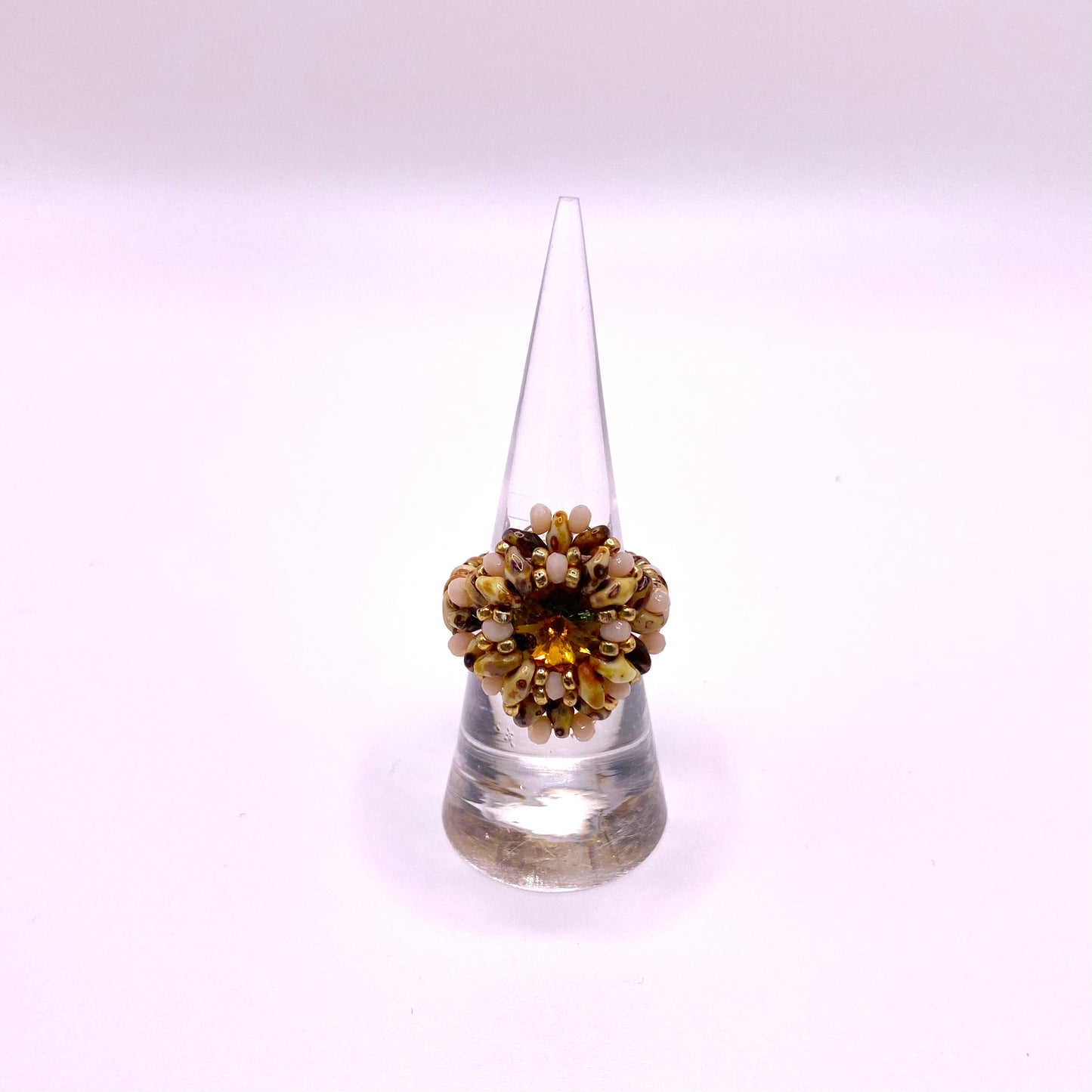 Brown Detailed Ring