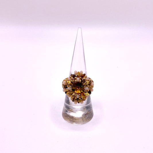 Brown Detailed Ring