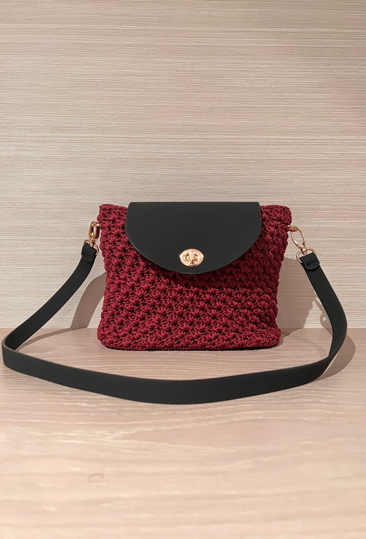 Burgundy Shoulder Purse