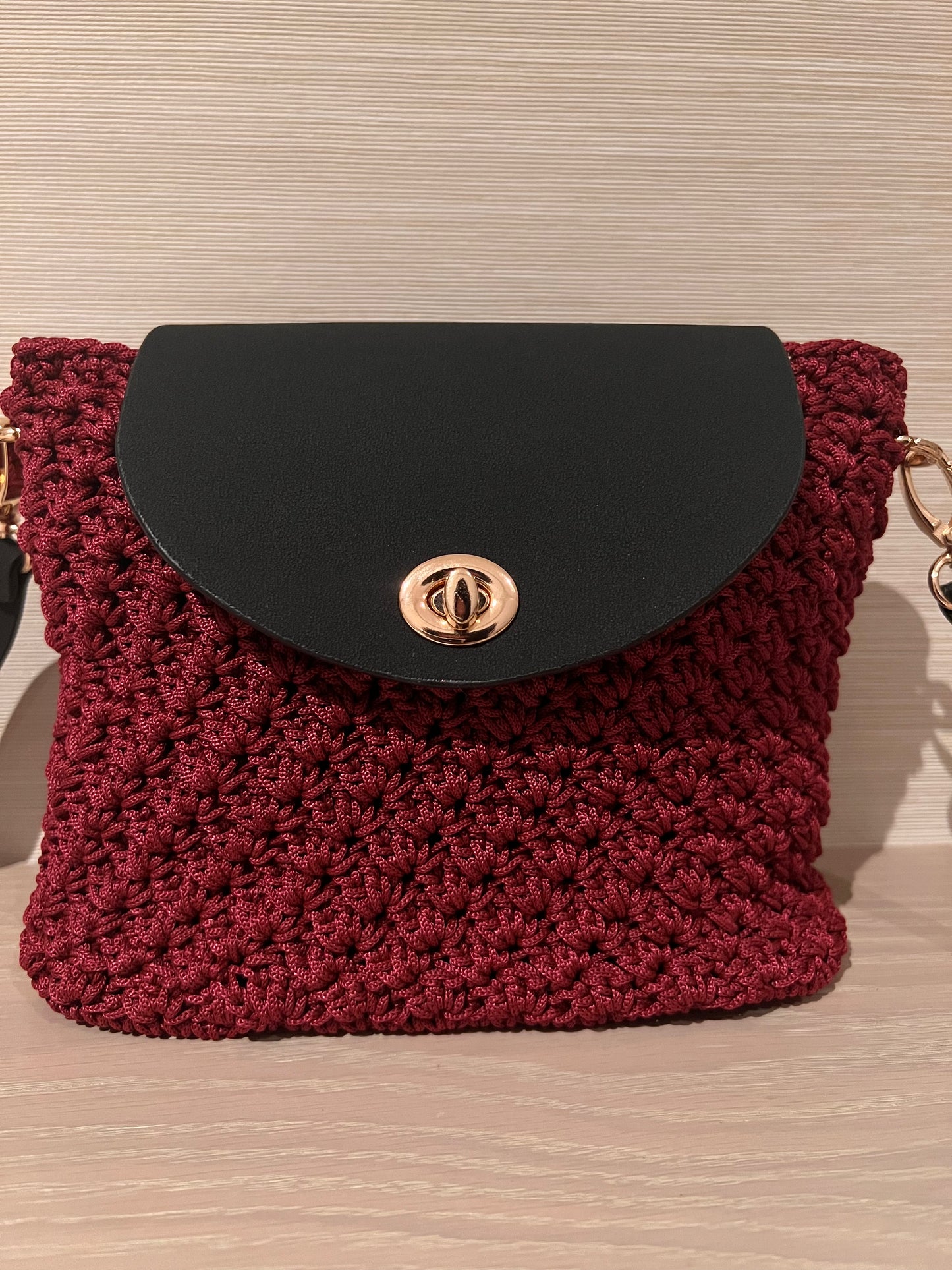 Burgundy Shoulder Purse