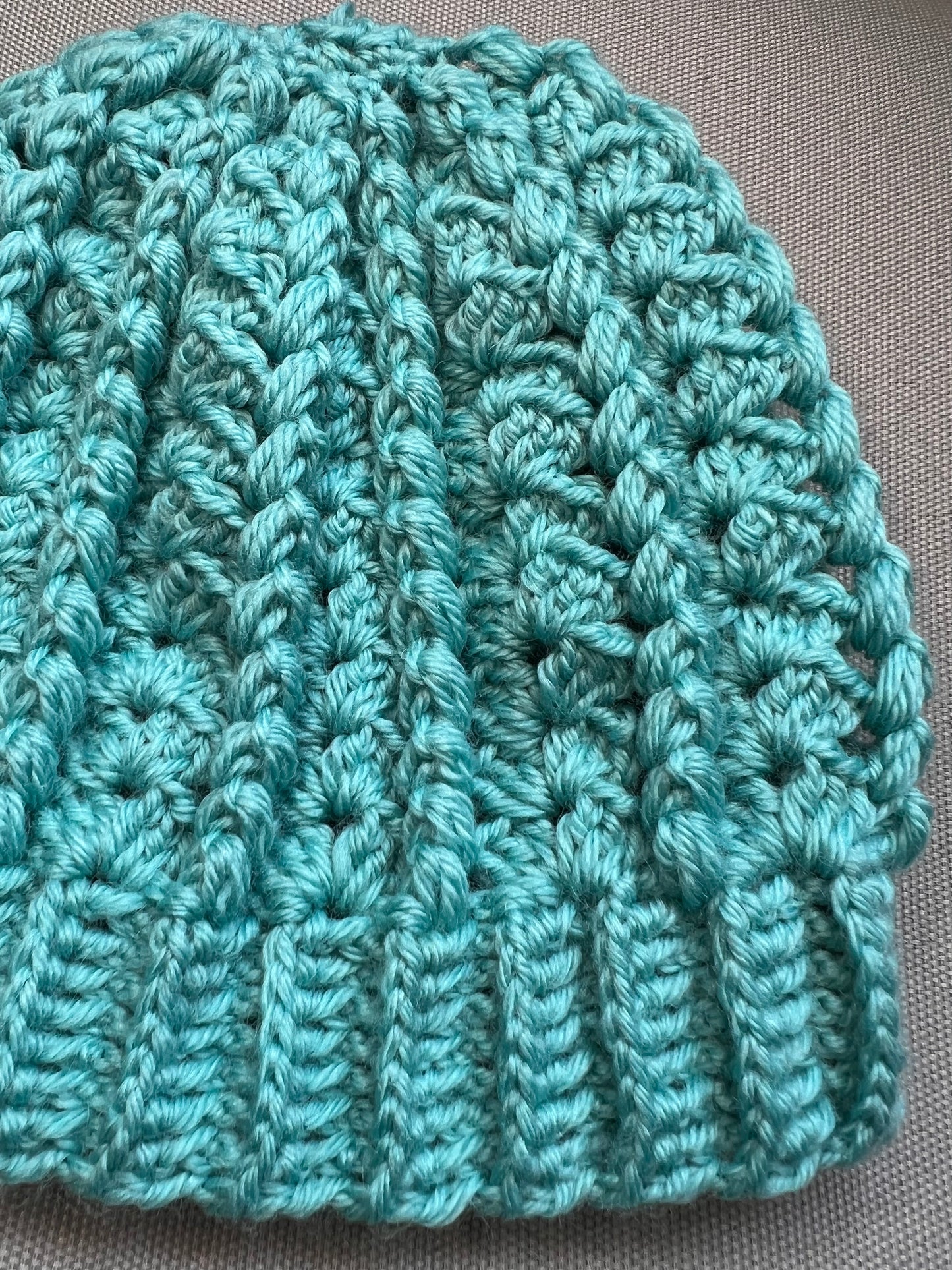 The Turquoise Braid Toque