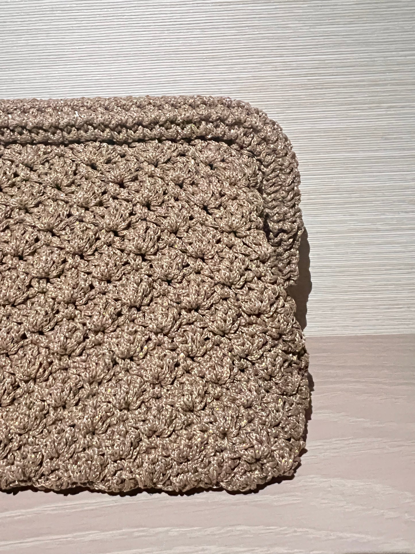 The Sparkle Gold Clutch