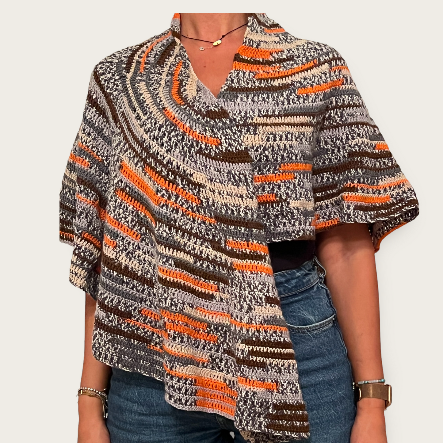 The Orangey Shawl