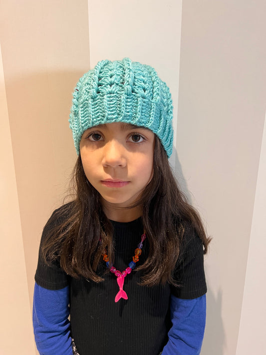 The Turquoise Braid Toque