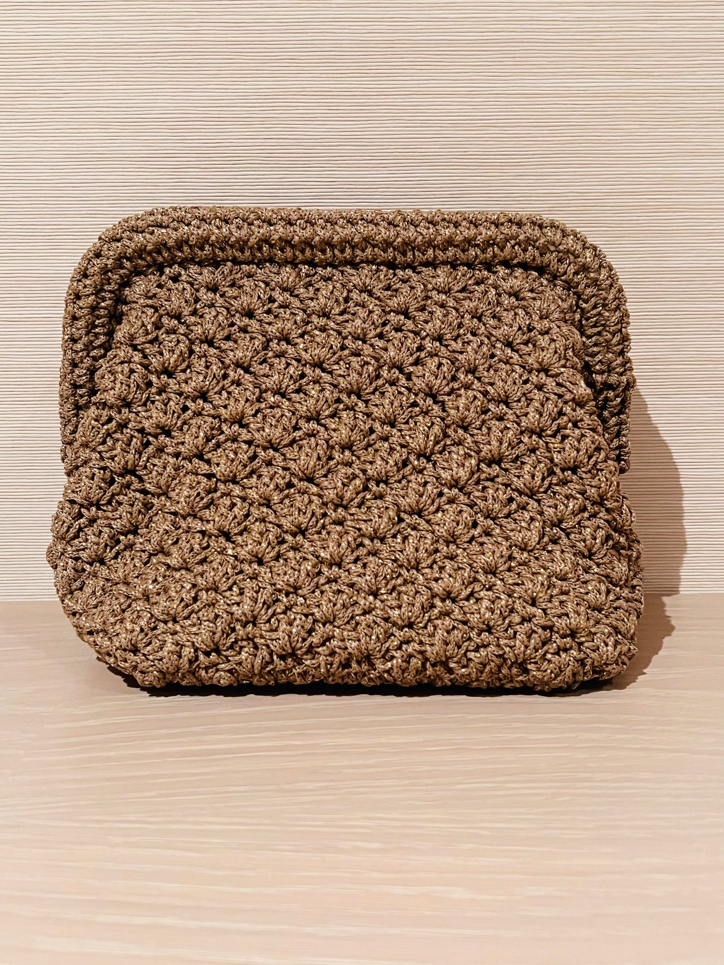 The Sparkle Gold Clutch