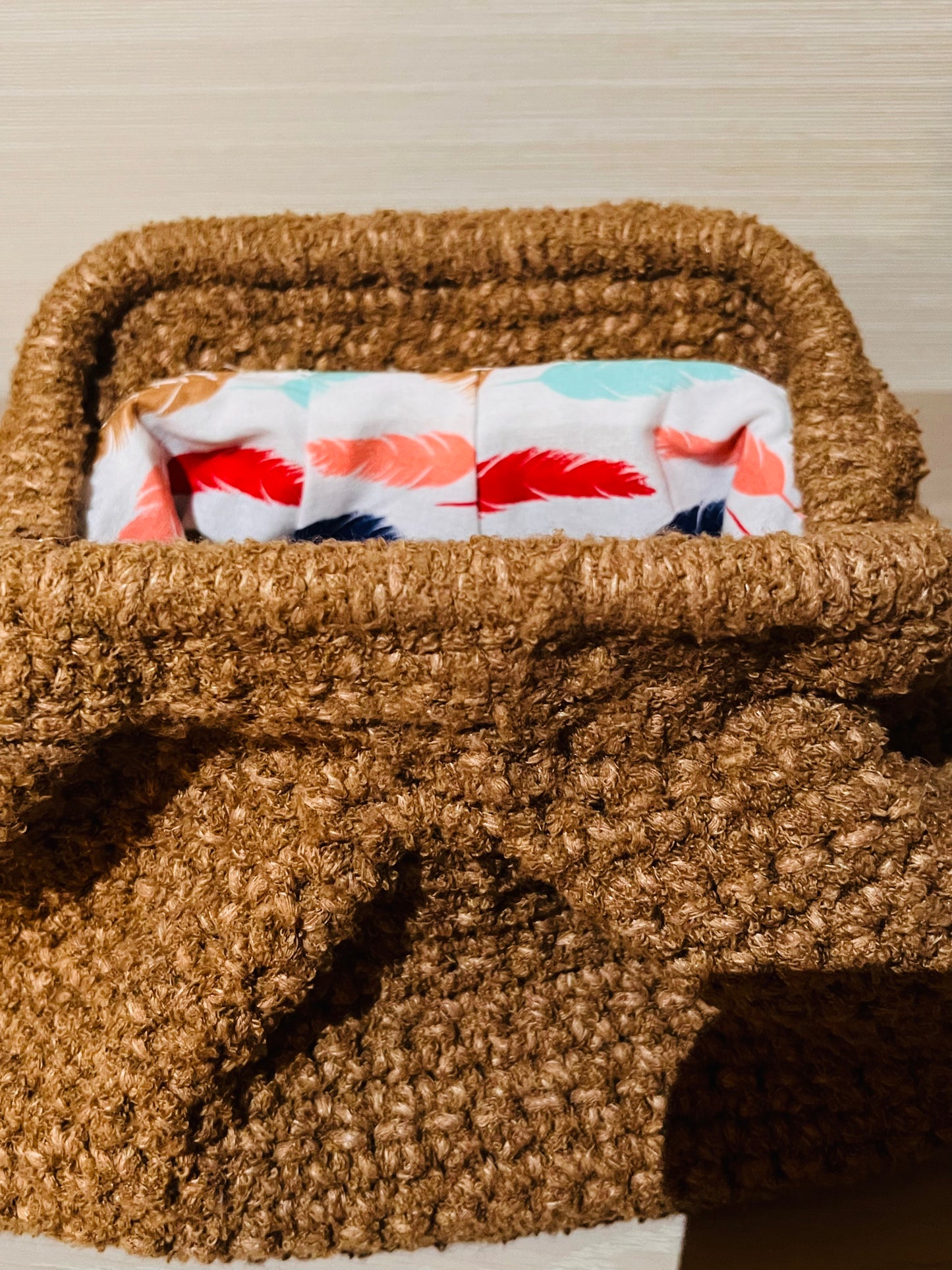 The Beige Bouclé Cloud Clutch