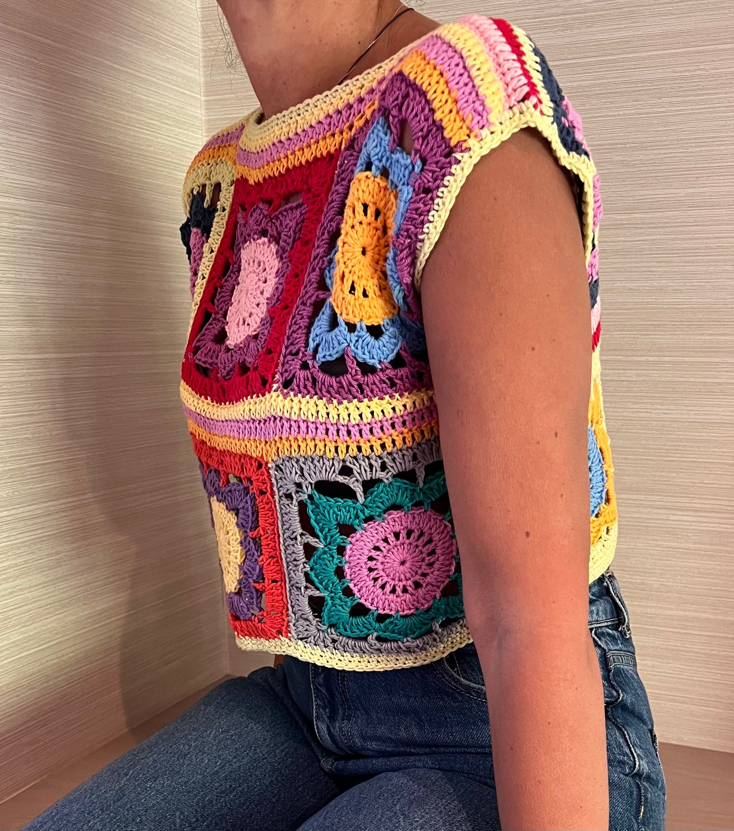 The Granny Square Top