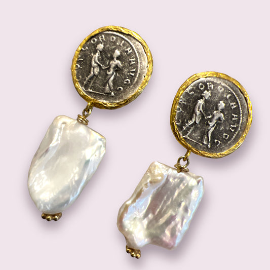 The Friend Coin Earrings