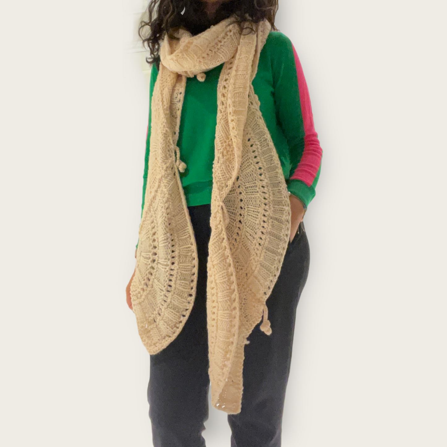 The Winter White  Scarf