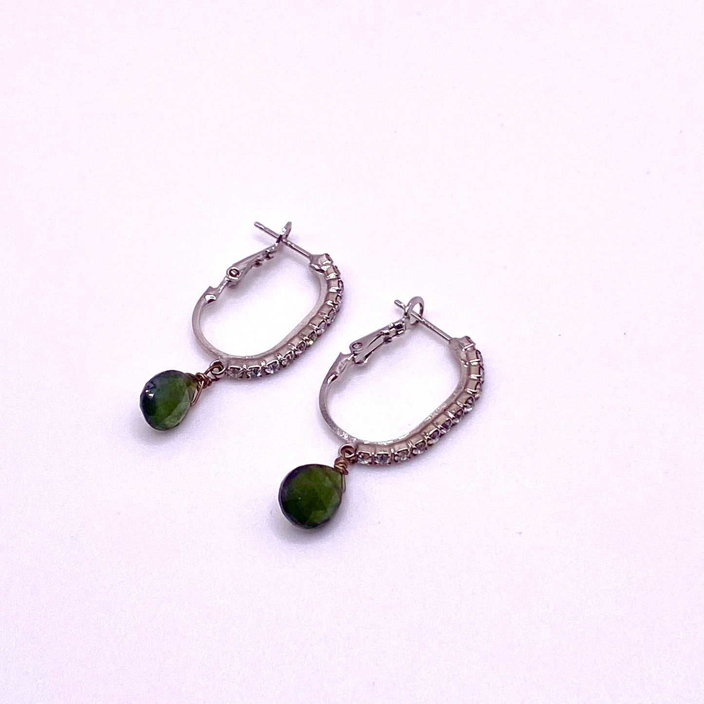 Green Diamond Teardrop
