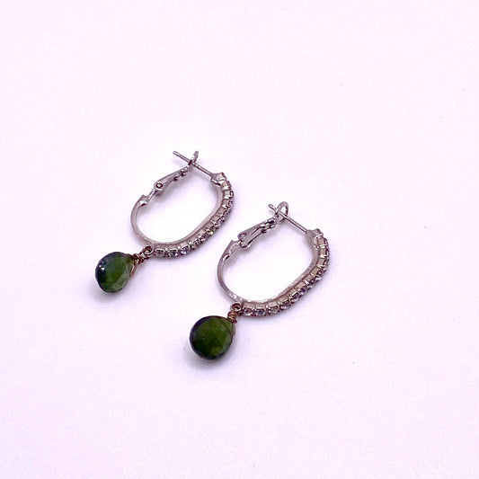 Green Diamond Teardrop