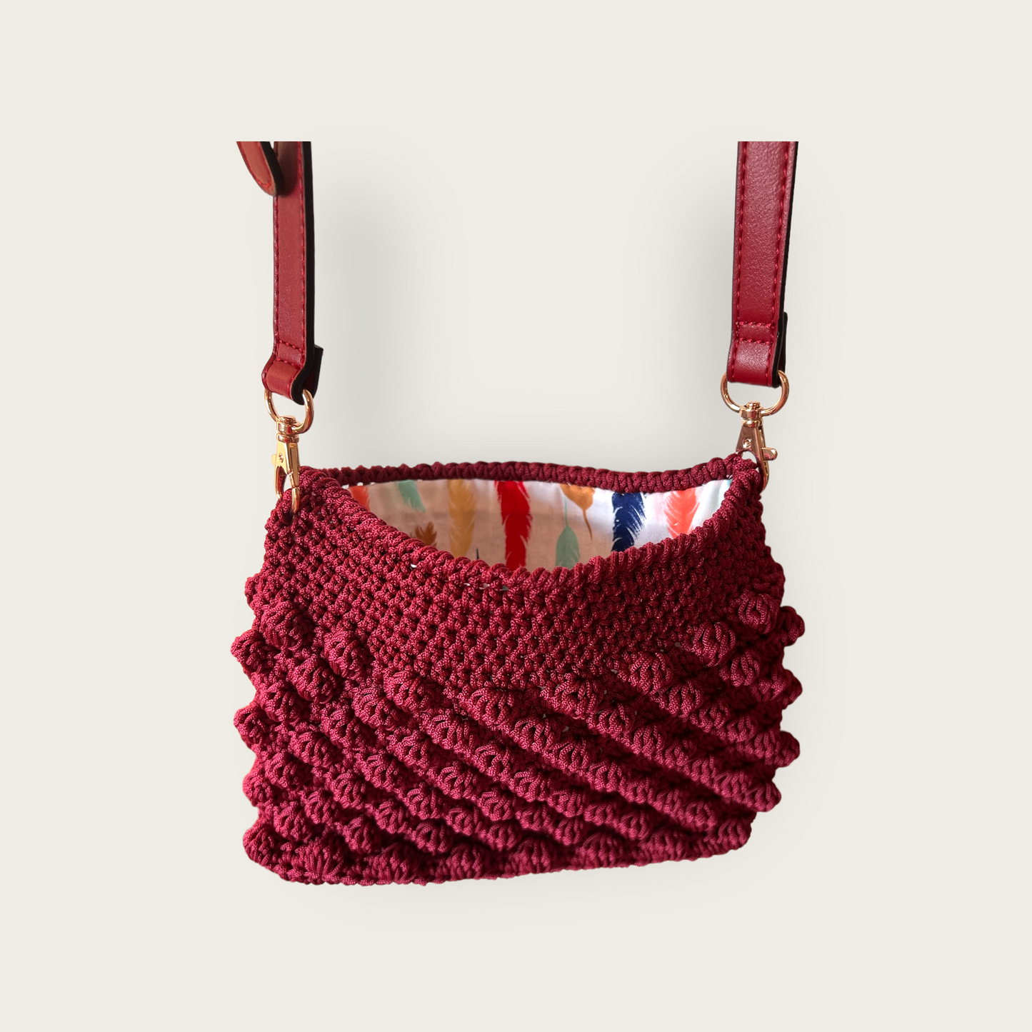 The Burgundy Bauble Purse