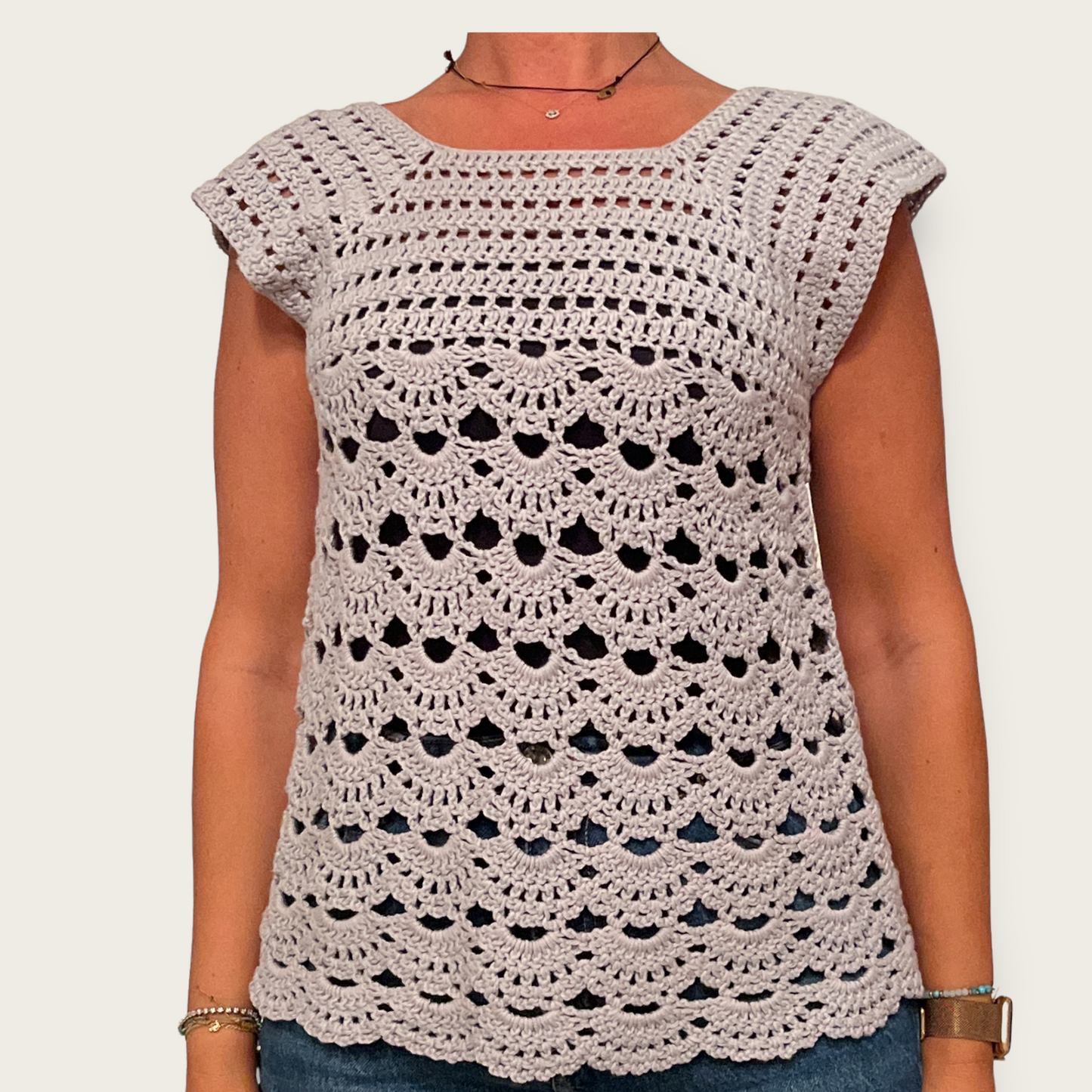 Grey Shells Top