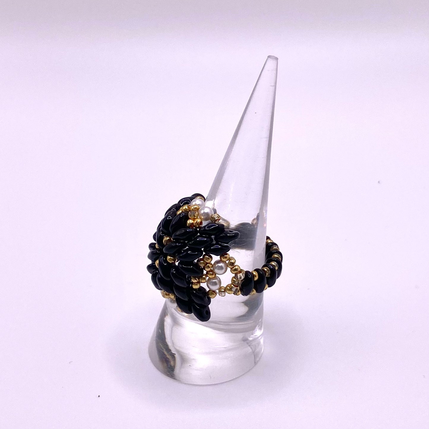Black Detail Ring