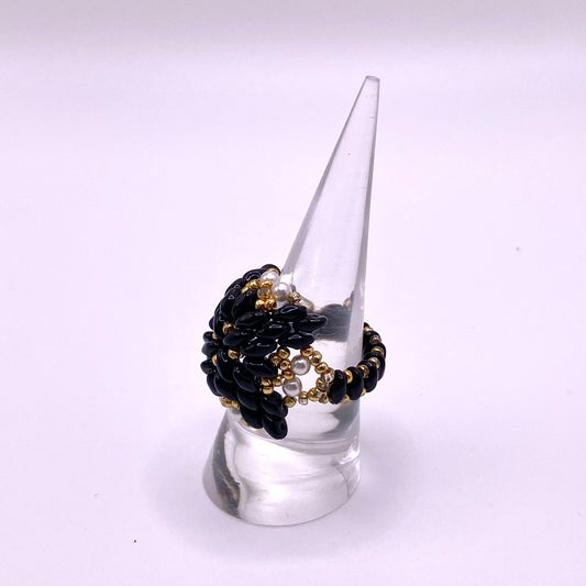 Black Detail Ring