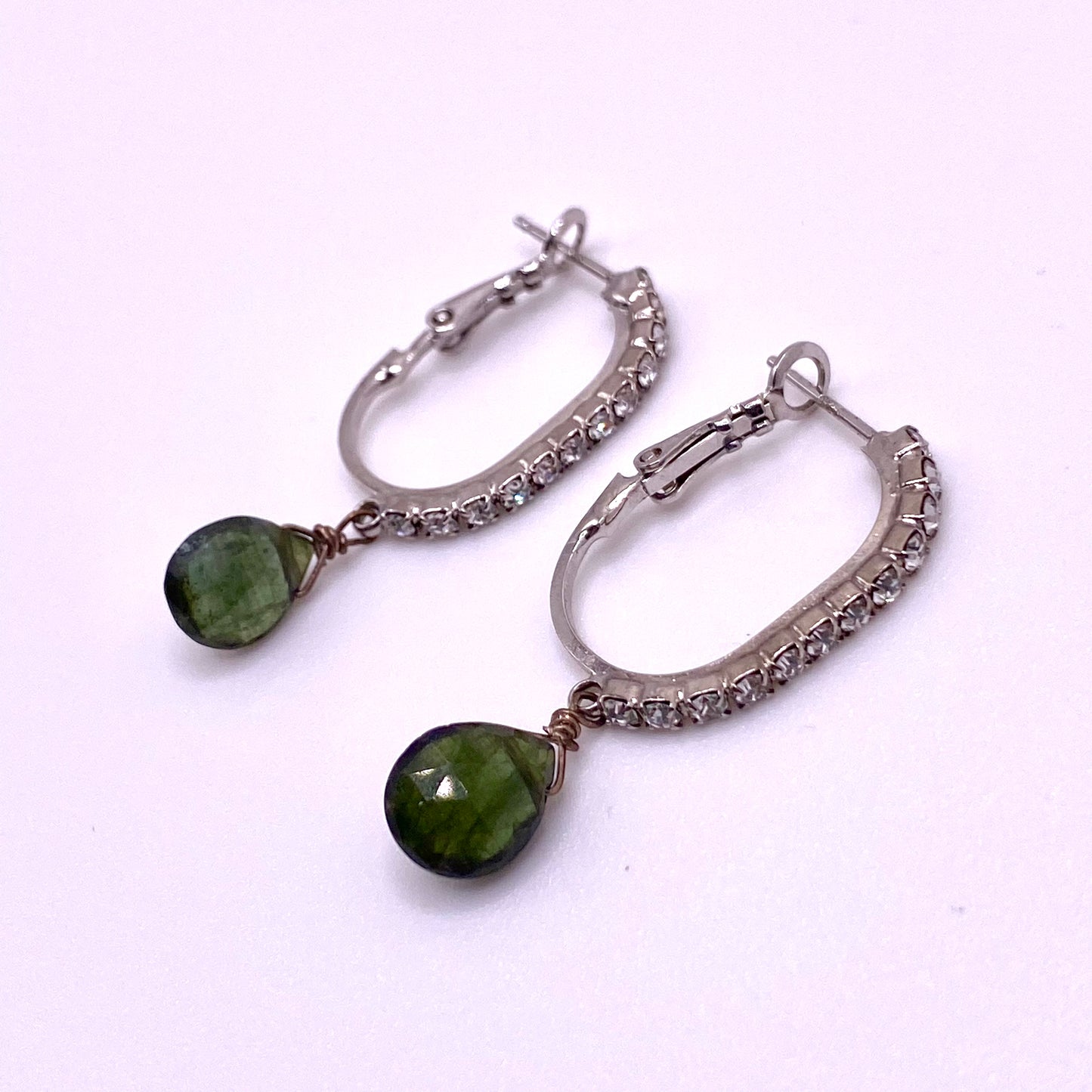 Green Diamond Teardrop
