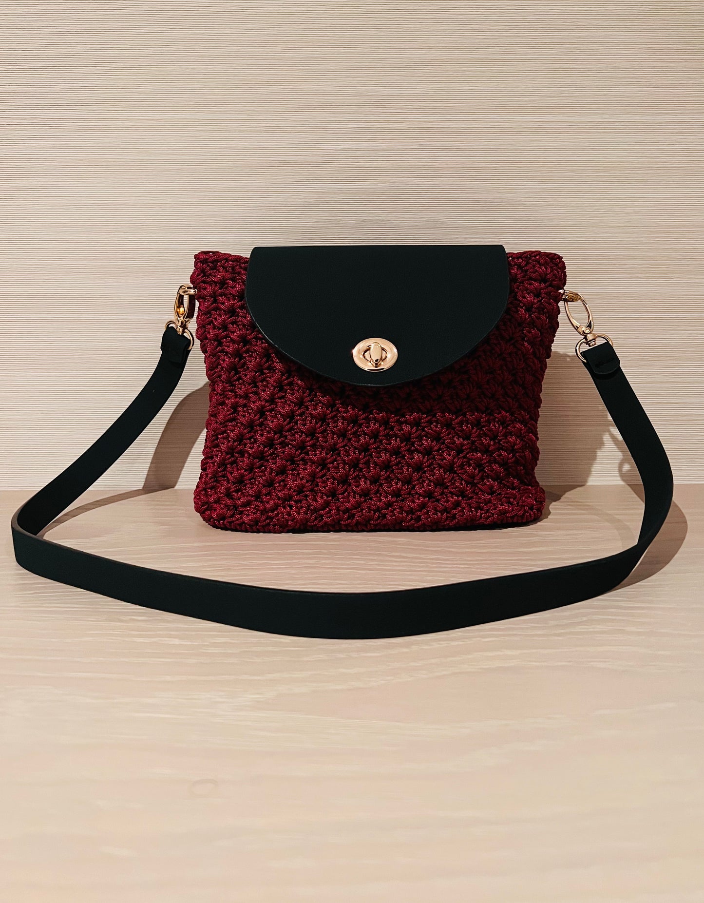 Burgundy Shoulder Purse