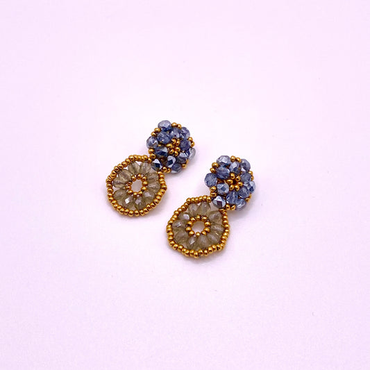 Light Blue Drop Earrings