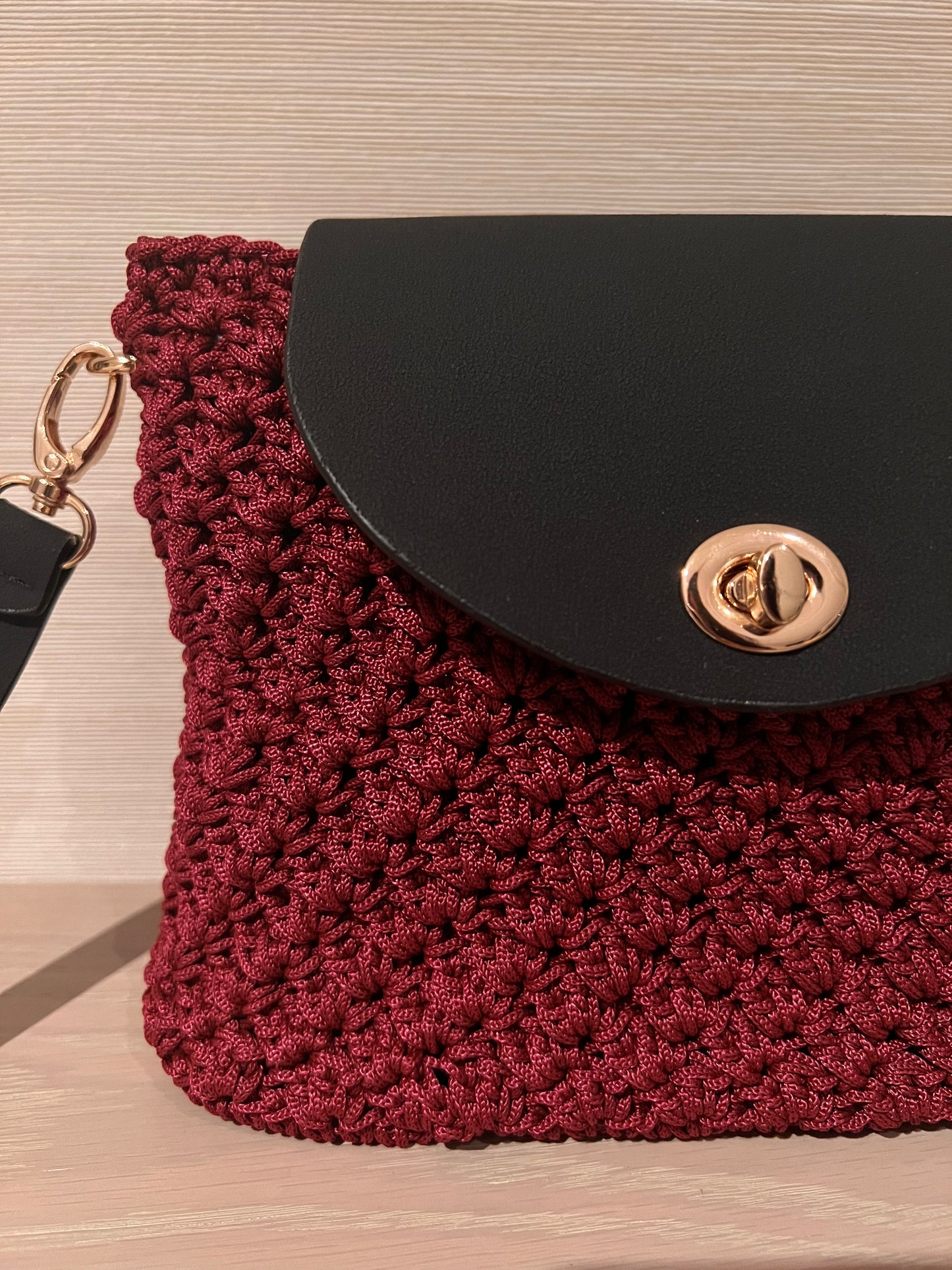 Burgundy Shoulder Purse