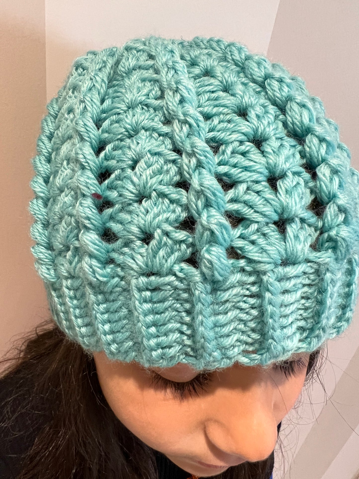 The Turquoise Braid Toque