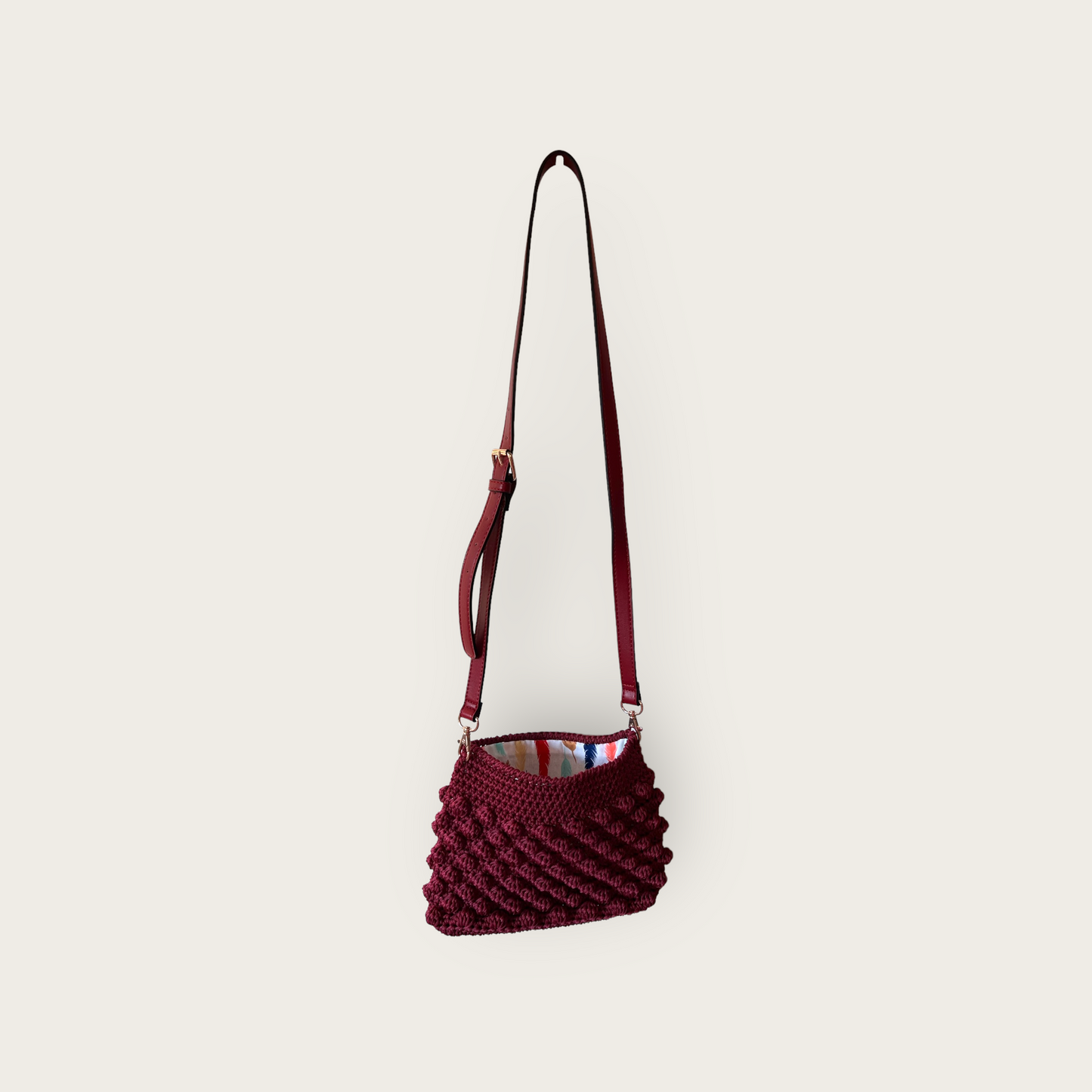 The Burgundy Bauble Purse