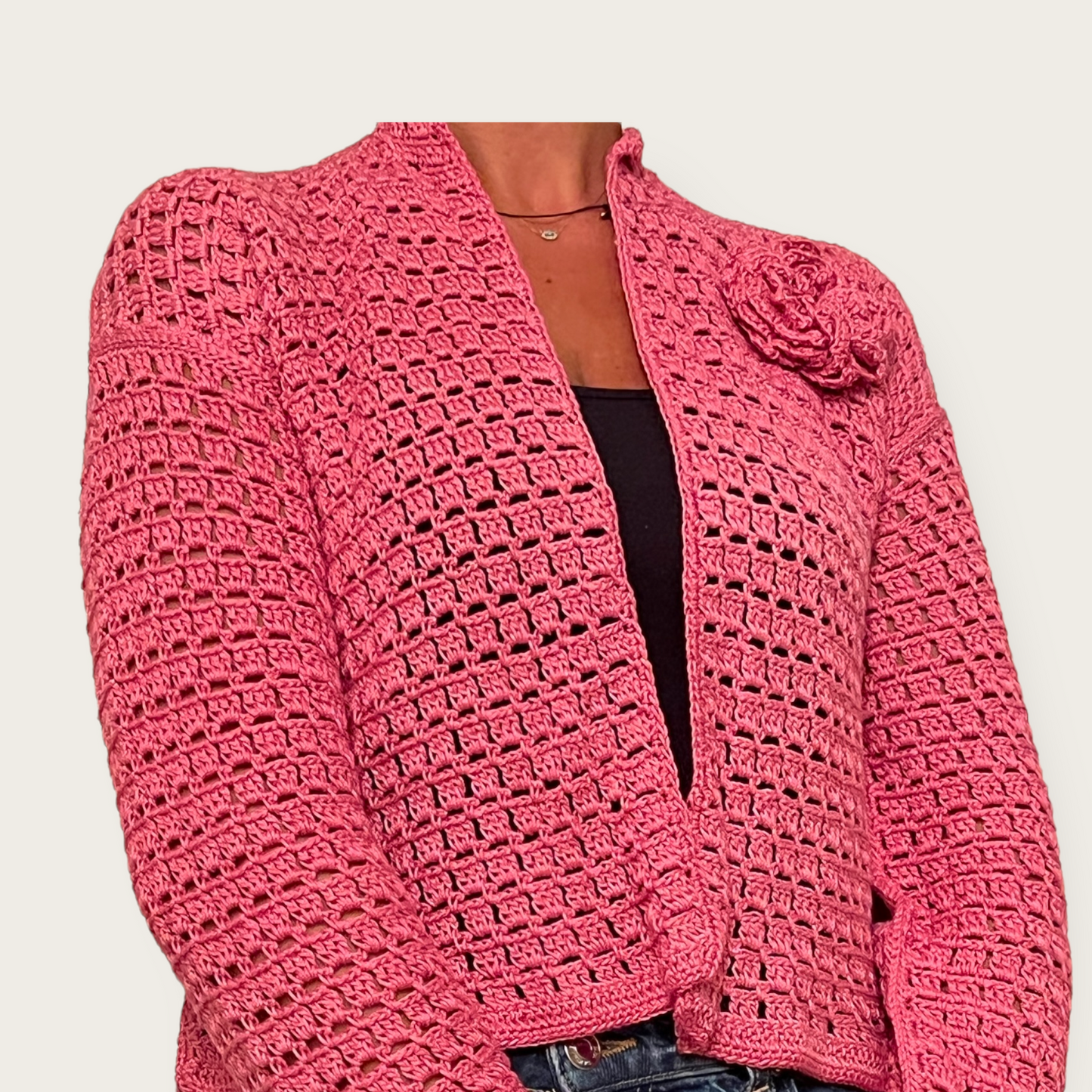 The Begonia Pink Cardigan