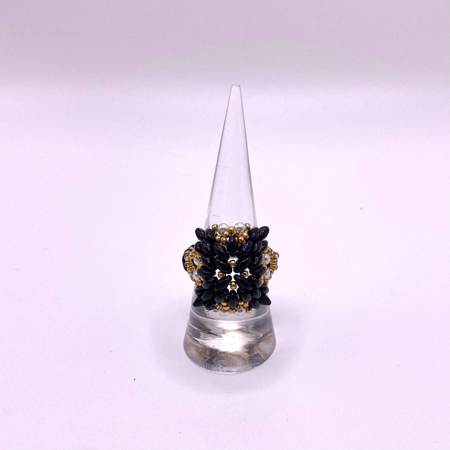 Black Detail Ring