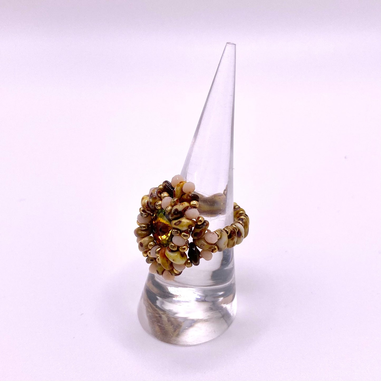 Brown Detailed Ring