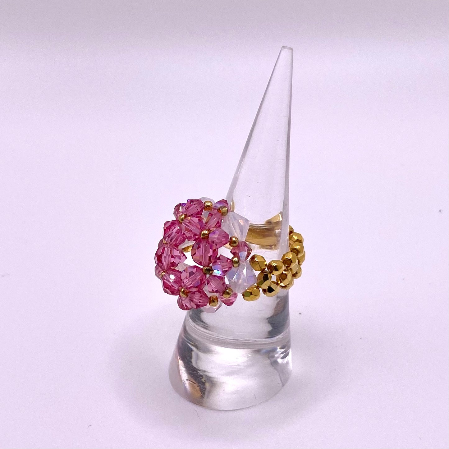 Pink & Gold Ring